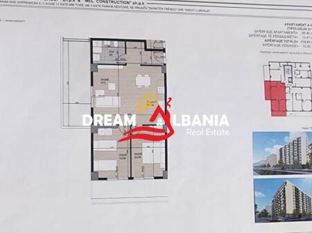 Apartament 1+1 Ne Shitje Te Fusha E Aviacionit (ID 41111144)