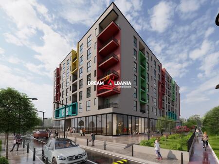 Appartamento 1+1 in vendita presso Color Splash Residence alla fine del Nuovo Boulevard, Tirana (ID 41111152 )