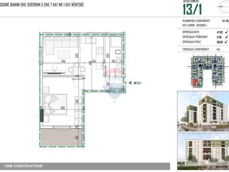 Apartment 1+1 at Paion Residence, Paskuqan!