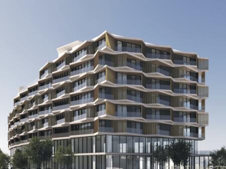 in vendita 1+1 Gradient Residence vista sul lago di Tirana Lago Secco