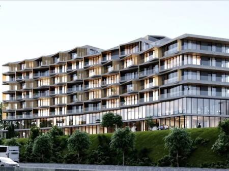 Apartament 1+1 ne shitje me pamje nga Liqeni.