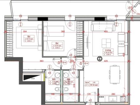 Appartamento 2+1+2WC in Vendita in Via Kosovareve a Tirana (ID 41211907)