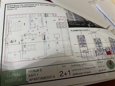FOR SALE APARTMENT 2+1 YZBERISHT 145,000 EURO
