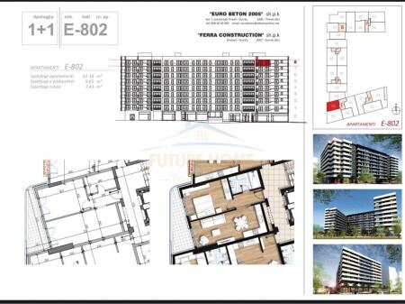 Shitet,Apartament 1+1,Don Bosko