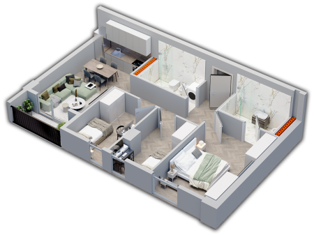 Shitet Apartament 3+1 Univers City