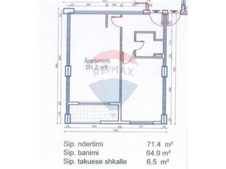 In the Kinostudio area, we offer an apartment for sale of the 1+1 typology.