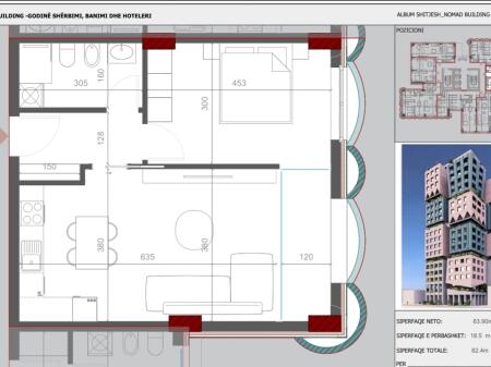 Appartamento 1+1 "Nomad Building in vendita