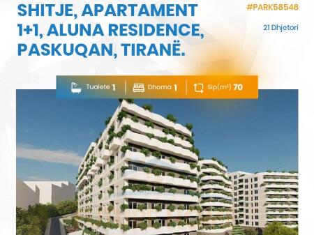 Apartment 1+1 for sale Paskuqan