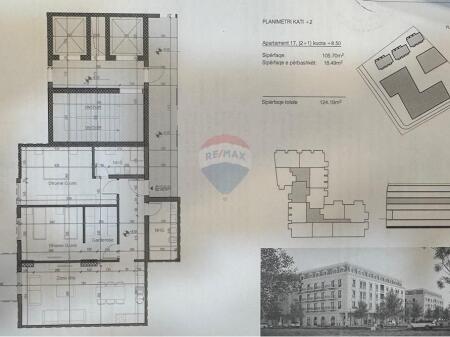 APARTAMENT 2+1+2 PER SHITJE TE PORTA TIRANA E RE