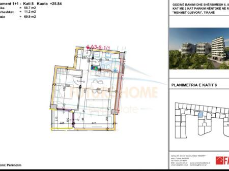 Shitet Apartament 1+1, Aluna Complex, Paskuqan