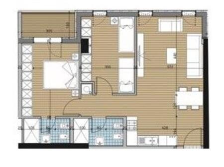 Apartament 2+1 me qira në Univers City!