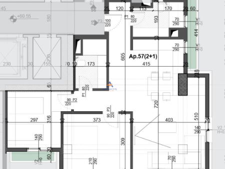 SHITET APARTAMENT2+1+BALLKON "RRUGA SULEJMAN DELVINA,SHESHI WILLSON" 445.680 EURO