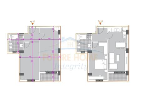Shitet, Apartament 1+1, Rruga Jordan Misja, Tiranë.