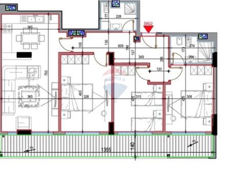 Shitet apartament 3+1+2 prane Casa Italias! ID: 530281030-909
