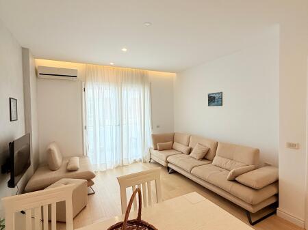 📌 Apartment 1+1 with sea view for rent in Lungomare, Vlora