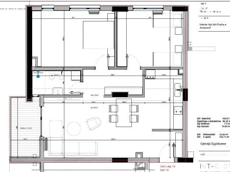FOR SALE APARTMENT 2+1 FUSHA AVIACIONIT 260,000 EURO