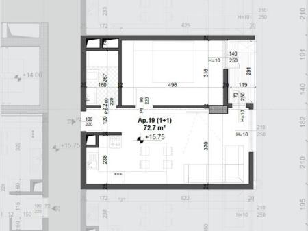 SHITET APARTAMENT 1+1 FUSHA AVIACUONIT 116.000 EURO