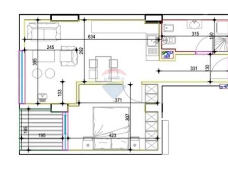 Shitet apartament 1+1 prane Casa Italias!