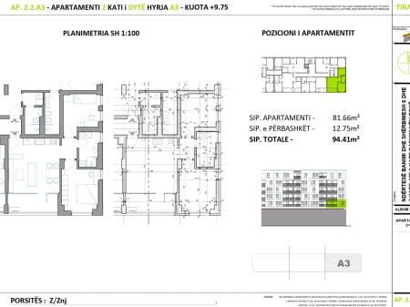 OCCASION! 2+1 apartment for sale at the end of Bulevardi i Ri!