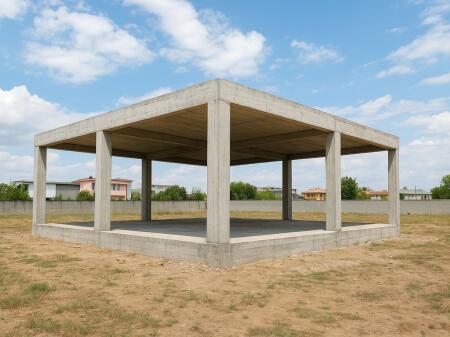 Shitet toke+objekt ne ndertim Domje