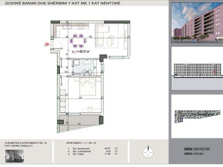 Appartamento 1+1 in vendita | Paskuqan, Dietro la Scuola di 9 Anni, Residenza Majestic.