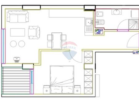 1+1 apartment for sale near Casa Italia!