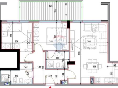 Apartment 2+1+2 for sale near Casa Italia!