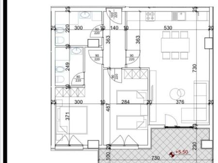 Apartament 2+1,shitje Kompleksi Aura Laprake!