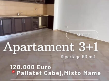 Appartamento 3+1 in vendita presso i Palazzi Cabej, Misto Mame