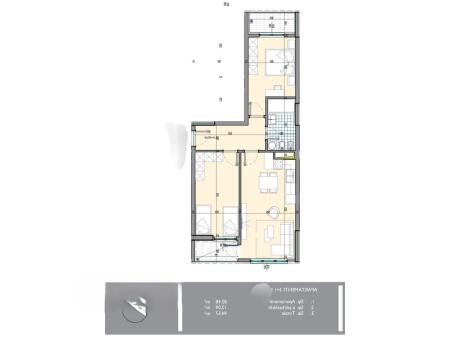 SHITET APARTAMENT 2+1 TE UNIVERS CITY 104,000 €