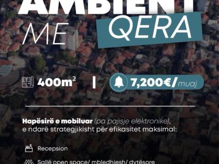 :  🏢 Ambient Biznesi me Qira – Rruga Derhemi, Tiranë