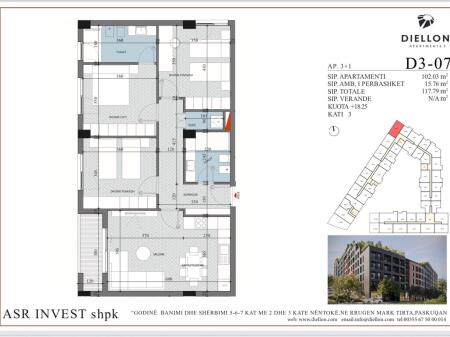 Vendesi in vendita Appartamento 3+1+2, Paskuqan, Diellon 2