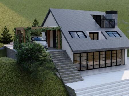 Villa Individuale su 2 piani in vendita a Priskë e Madhe – Zona Karabina