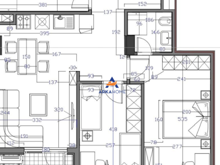 IN VENDITA APPARTAMENTO 2+1+BALCONE "NUOVO BOULEVARD, VIA SIRI KODRA" 237.500 EURO