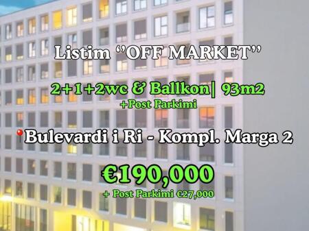 For sale: Apartment 2+1+2wc & Balcony (+Parking Spot in -1) 📍New Boulevard - Marga Complex 2