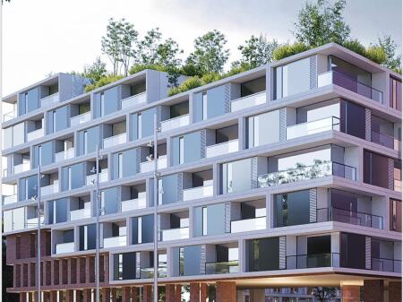 In vendita: Appartamento in costruzione Fase mattoni 2+1+2wc & balcone 107.4 || 155.700 € || Campo di aviazione / lato corsia piano 8 ( Meis Residenza)
