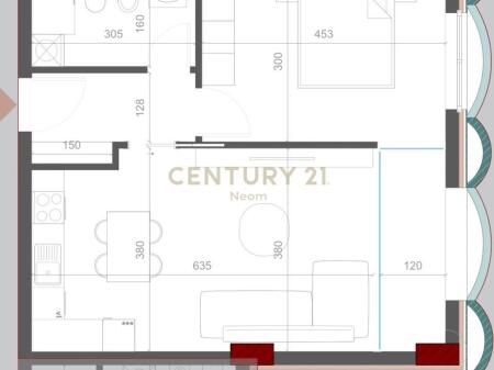 FOR SALE APARTMENT 1+1 NOMAD BUILDING, 21 DECEMBER!