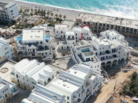 🏝️ Shitet Apartament – Square Village (Santorini 2), Dhërmi 🌊