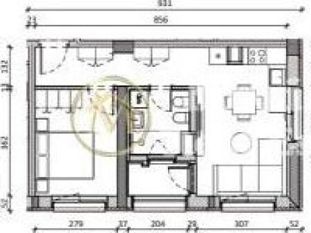 Shitet, Apartament 2+1 , Kompleksi Halili, 250000 Euro.