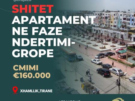 apartament per shitje ne faze grope