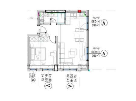 FOR SALE APARTMENT 1+1 KODRA DIELLIT 125,000 EURO