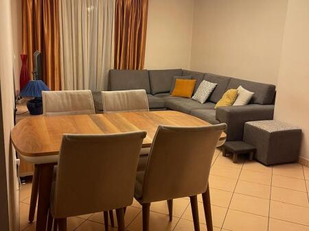 Near the Arrow Palace, Bajram Curri Boulevard, a 1+1 furnished apartment is for rent. 50,000 Leke
