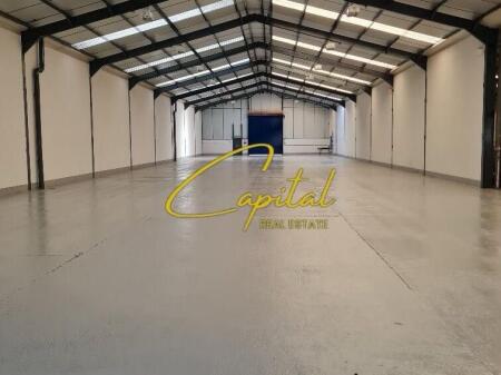 WAREHOUSE FOR RENT 1300 M2 ARBERIT ROAD 2,500 EURO
