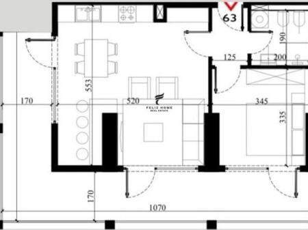 VENDESI APPARTAMENTO 1+1 SHENGJIN 184.000 EURO