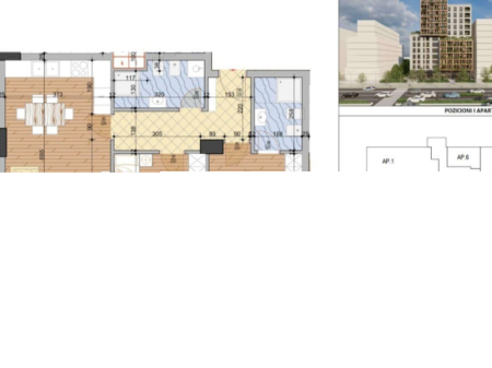 FOR SALE APARTMENT 2+1+BALCONY "DRITAN HOXHA STREET, LAPRAKE" 192,941 EURO