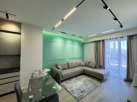 Super Apartment 2+1+2 for Rent – IBN Complex, Former Aviation Field  📍 Location: Former Aviation Field, IBN Complex 🏢 Floor: 2 (new building, built 2024, with elevator) 📐 Typology: 2 bedrooms + living room + 2 bathrooms 🚗 Parking space with extra cost: 70€/month 🛋️ The apartment is newly furnished with quality works 💶 Rent price: 750€/month   📞 For more information or for a visit, contact at