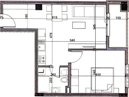 Shitet apartament 1+1, Kompleksi Aluna, Paskuqan