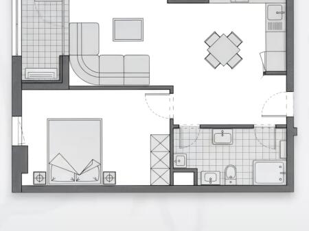 Shitet apartament 1+1, Ali Demi, Rezidenca Kaimi