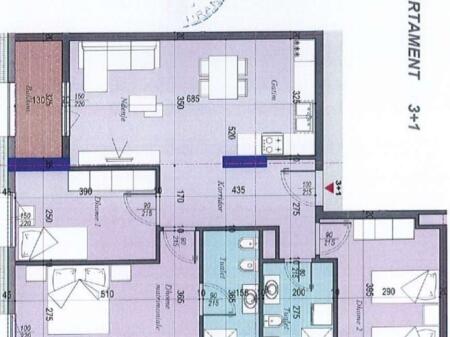 Apartament 3+1+2WC ne Shitje Ish Dogana, Tek Tirana Entry (ID 4131478)