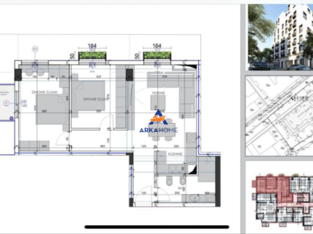 FOR SALE APARTMENT 2+1+BALCONY "NEAR DHIMITER KAMARDA, ALI DEM ROAD" 168,000 EURO